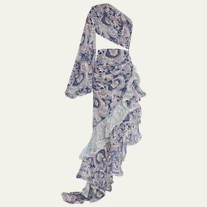 Bronx & Banco- Sara Blue Cutout Dress- S